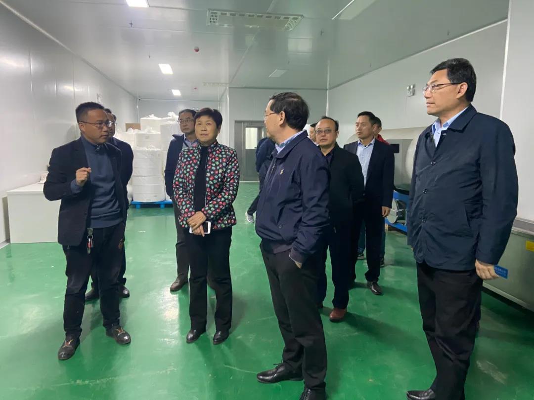 潜山市人大常委会主任黄银枝率队来中合产业园调研 图1