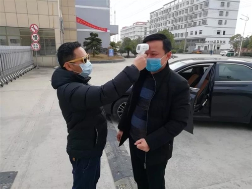 疫情防控潜山经开区中合产业园在行动 图3